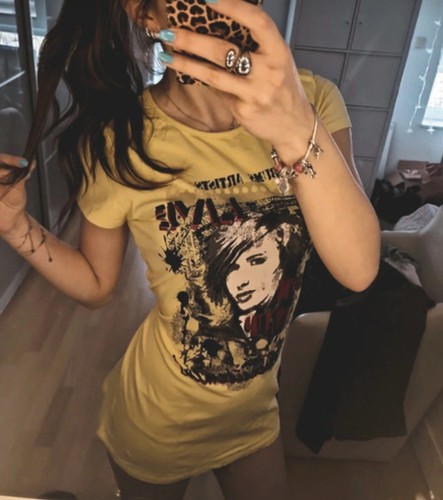 Gelbes musik shirt - musik, kurzarm