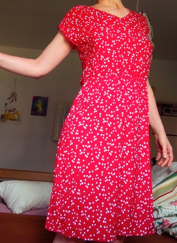 Kleid up2fashion rot mit