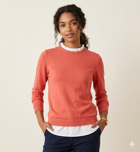 Pullover bluse - 2-in-1, –
