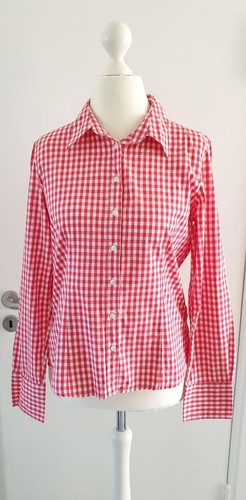 Bluse fashion rot weiß - up,