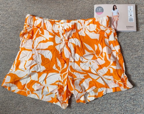 Orange gemustertes shorts - gemustertes, in