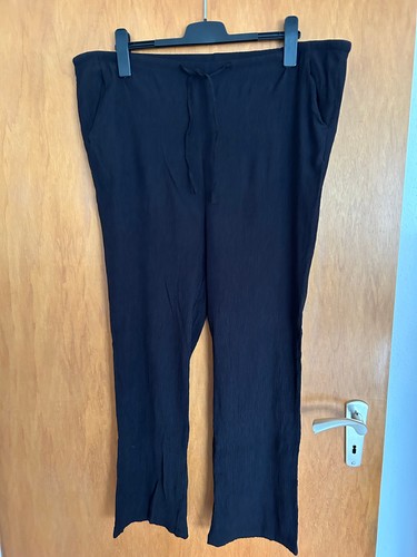 Lange hose schwarz crinkle - hose,