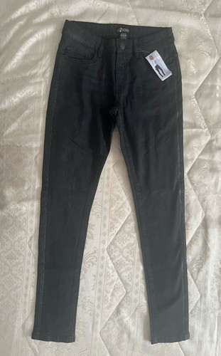 Stretchjeans schwarz mit - schwarz,