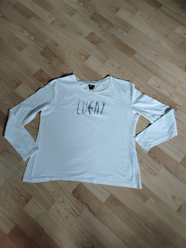 Weisses damen langarm shirt - langarm, t-shirt