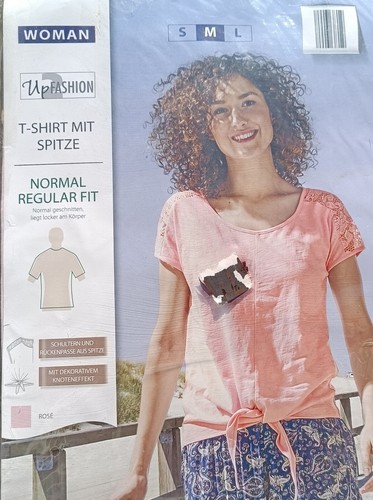 Fashion kurzarm shirt damen - up,